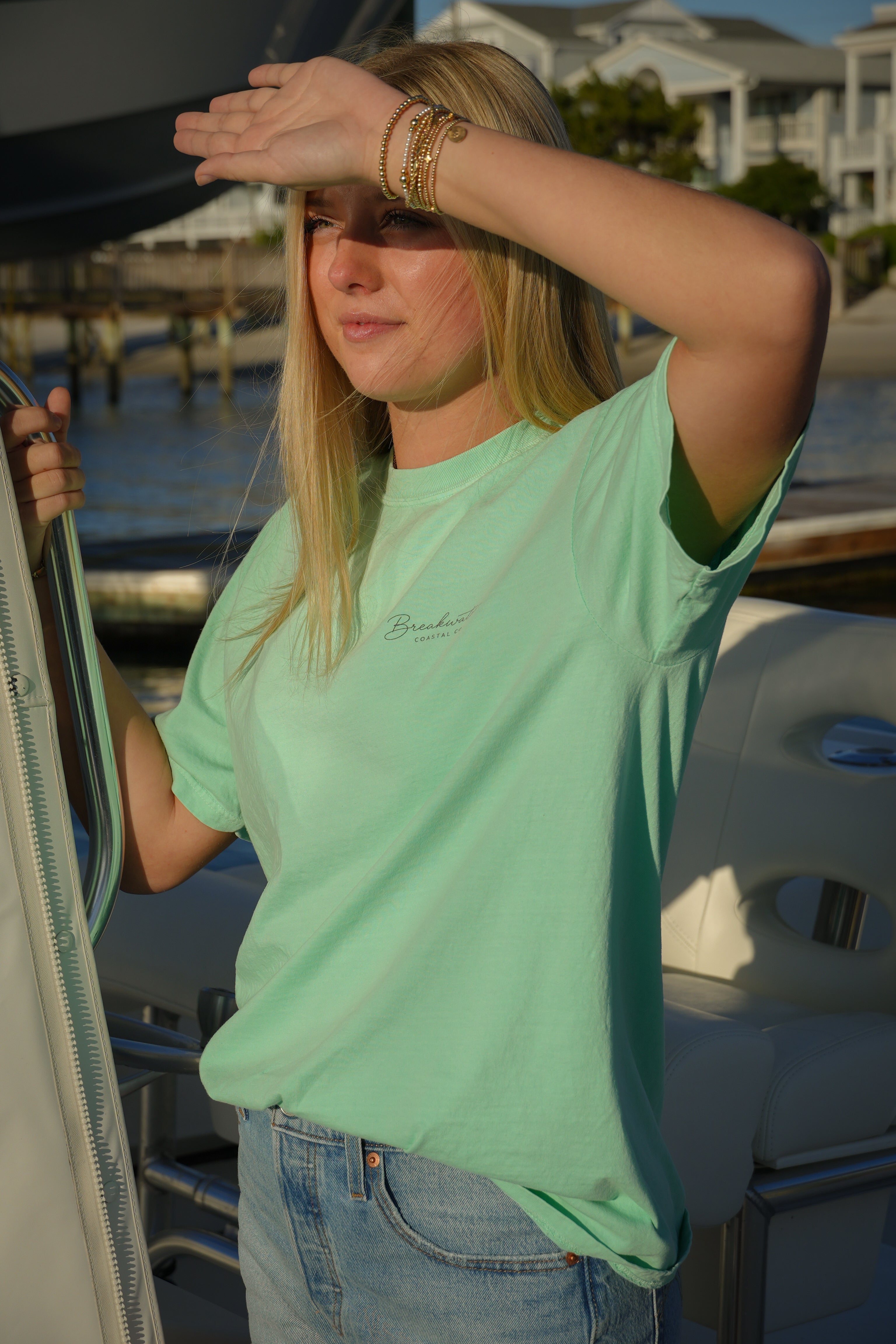Sea Foam Mahi Tee