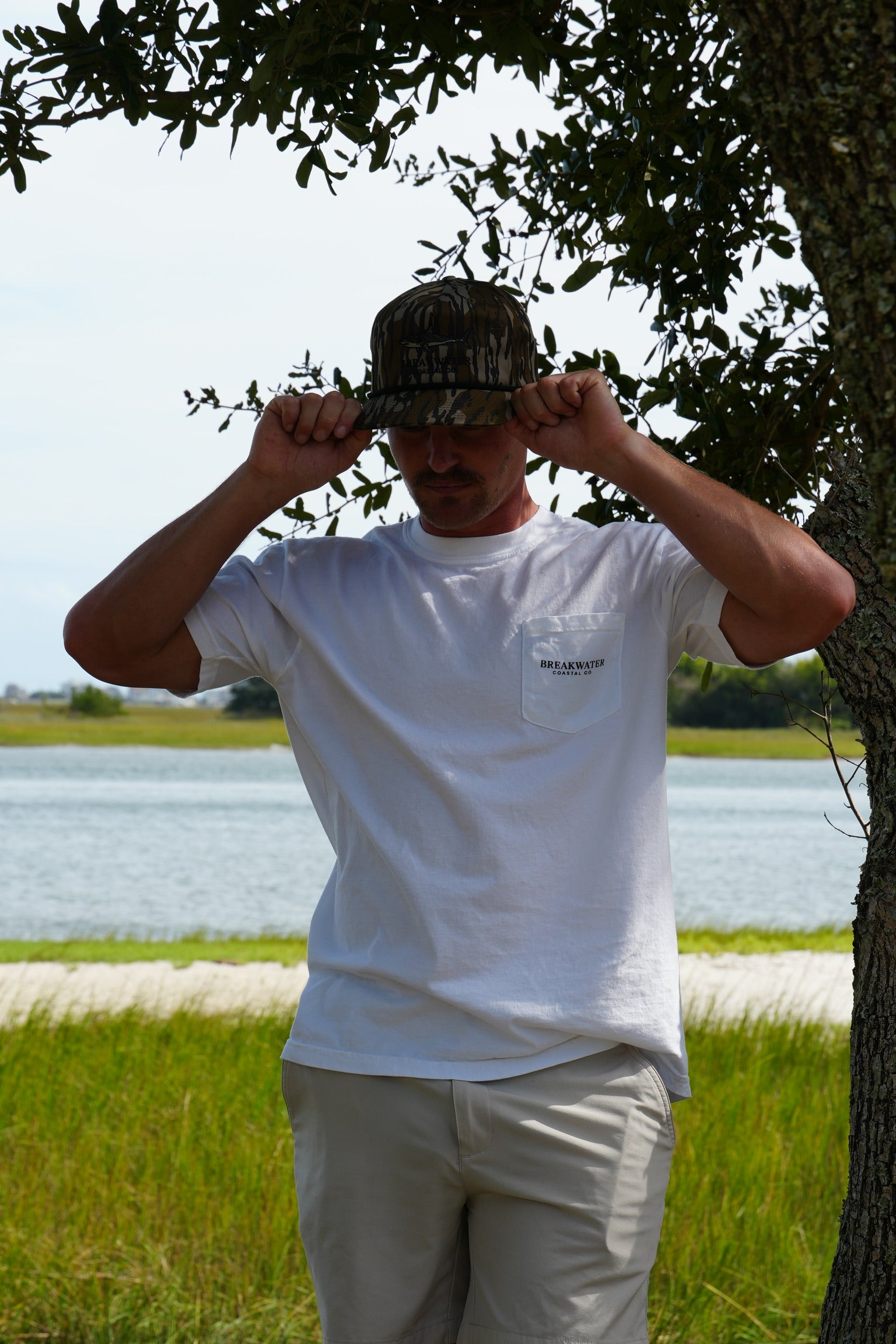 White Hammock Tee