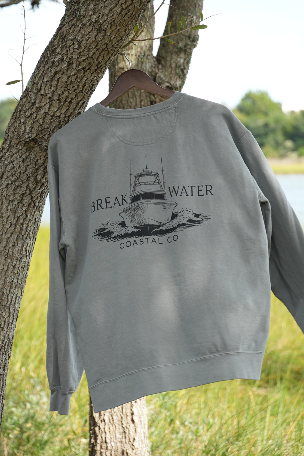 Grey Sportfish Crewneck