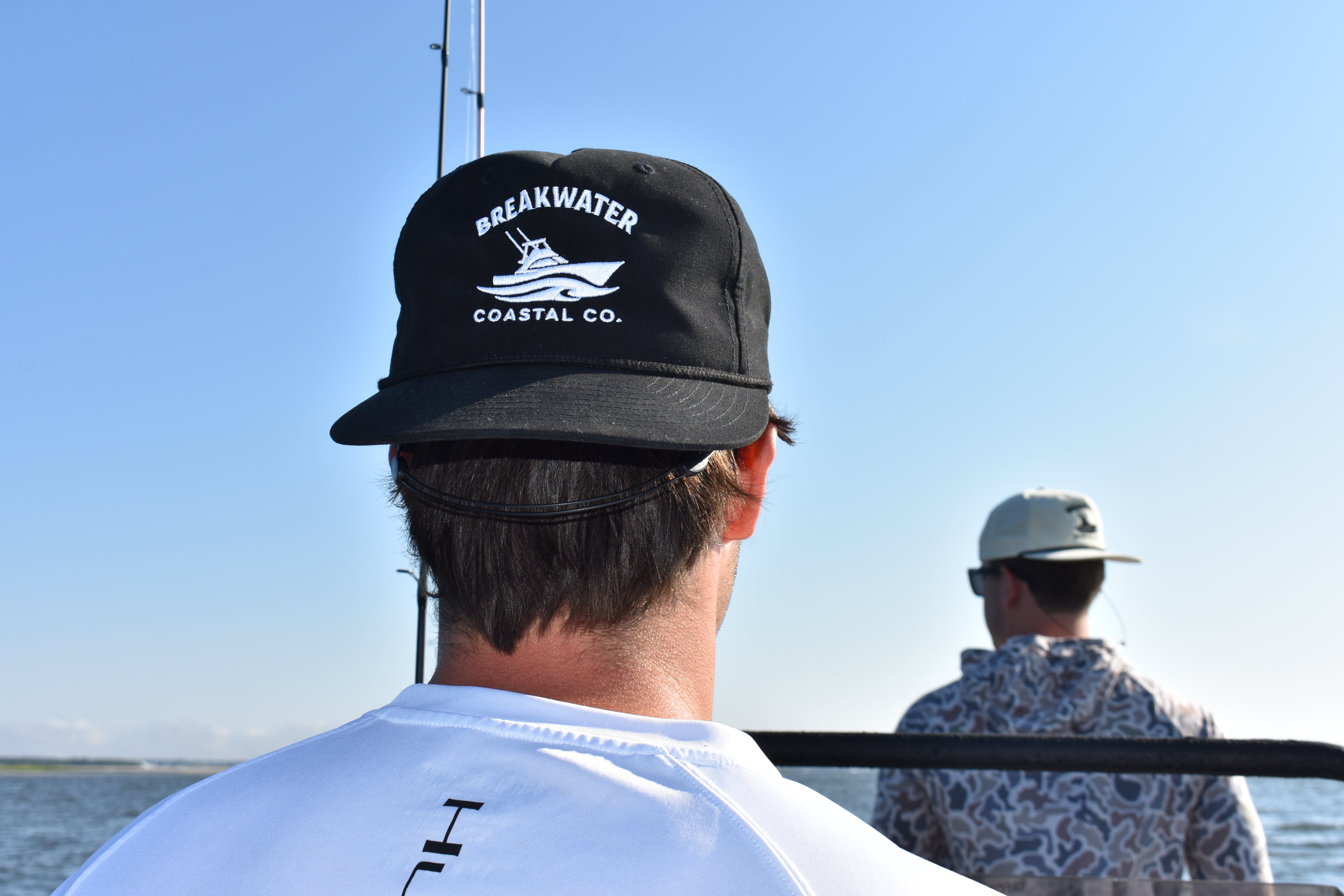 Black Sportfish Rope Hat