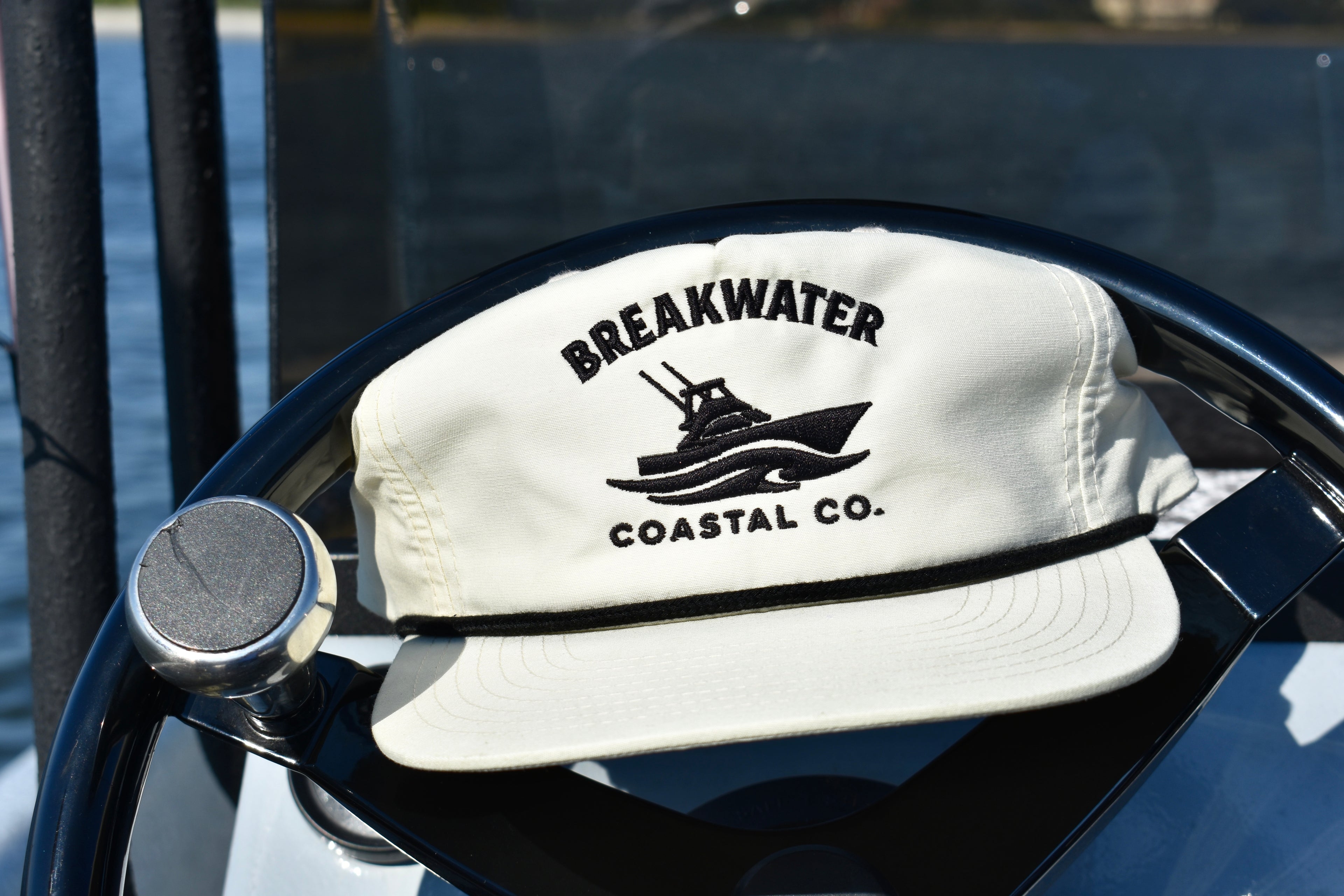 White Sportfish Rope Hat