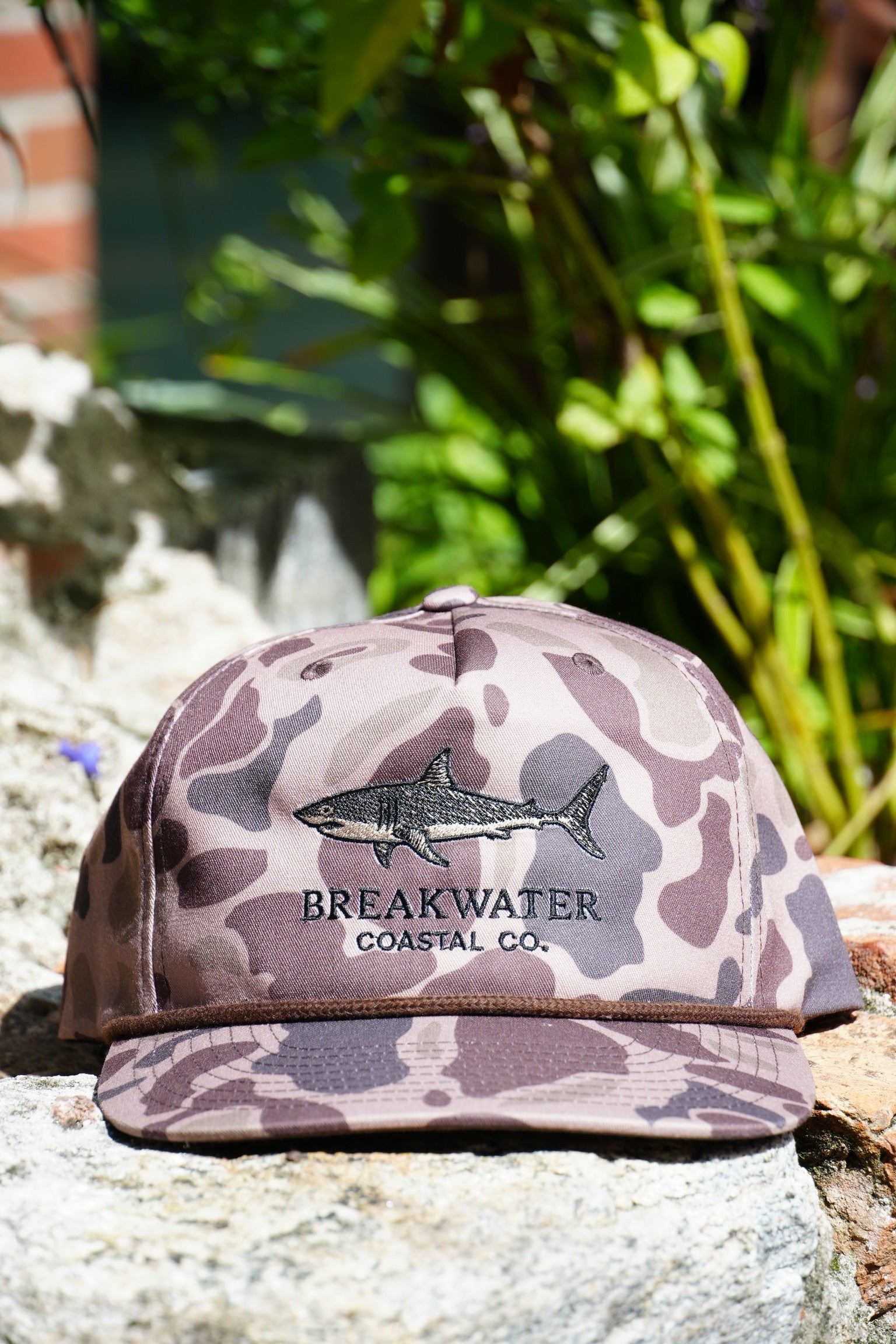 Brown Camo Rope Hat