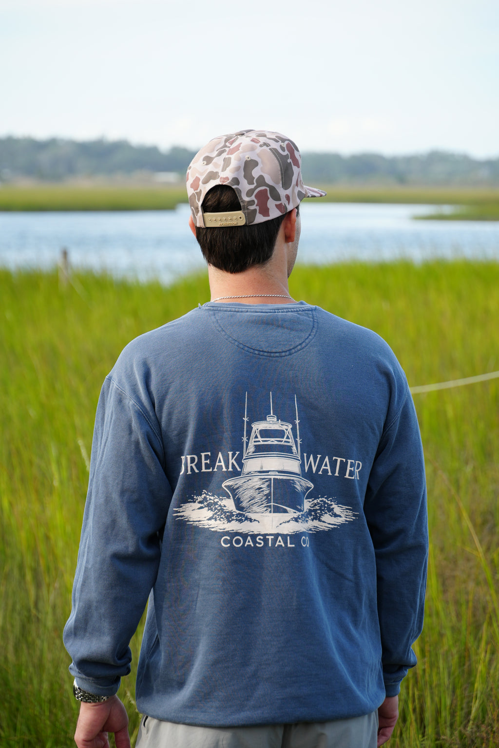 Blue Sportfish Crewneck
